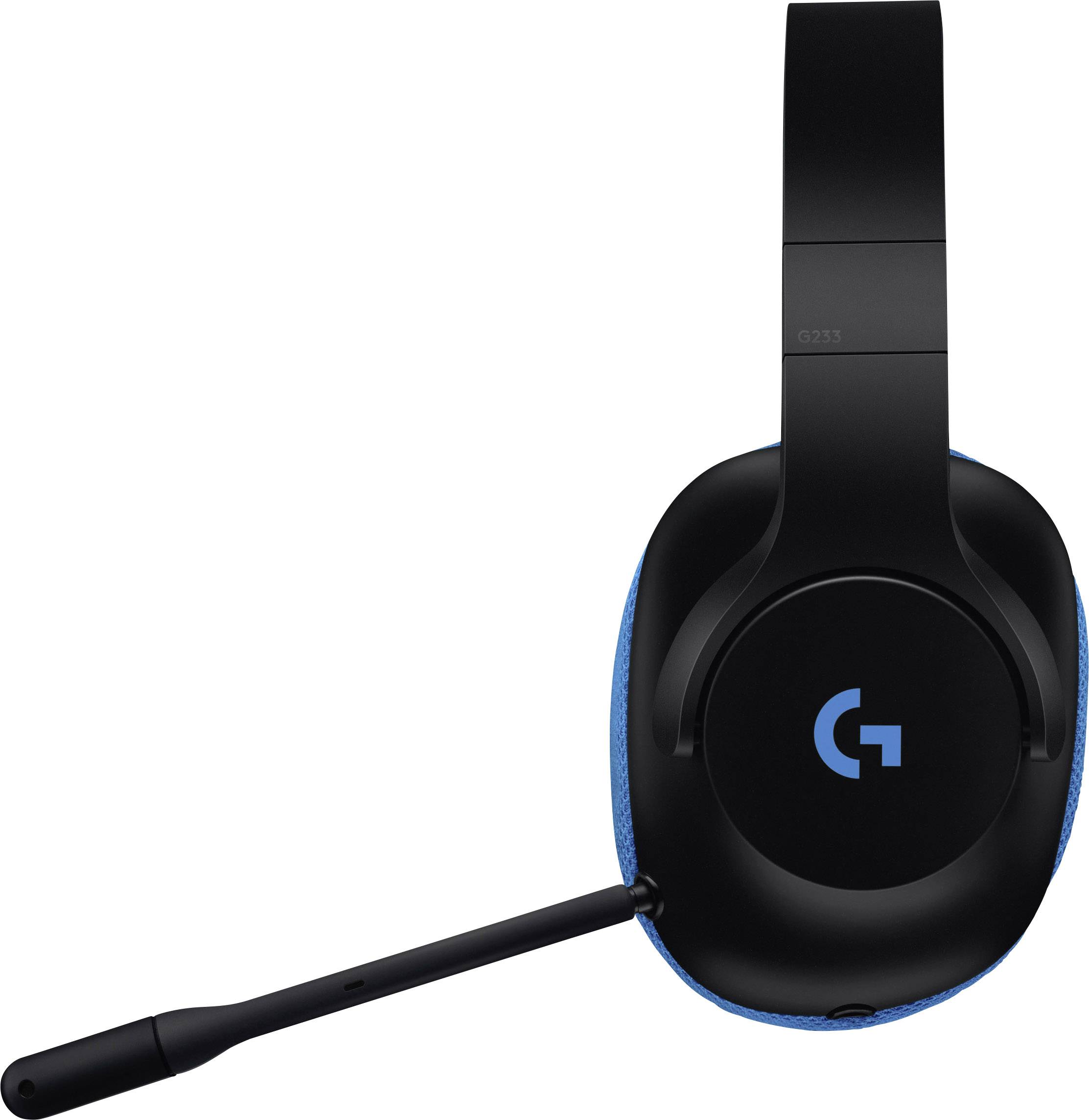 Logitech Gaming G233 Gaming Headset 3.5mm Klinke schnurgebunden Over Ear Schwarz, Blau