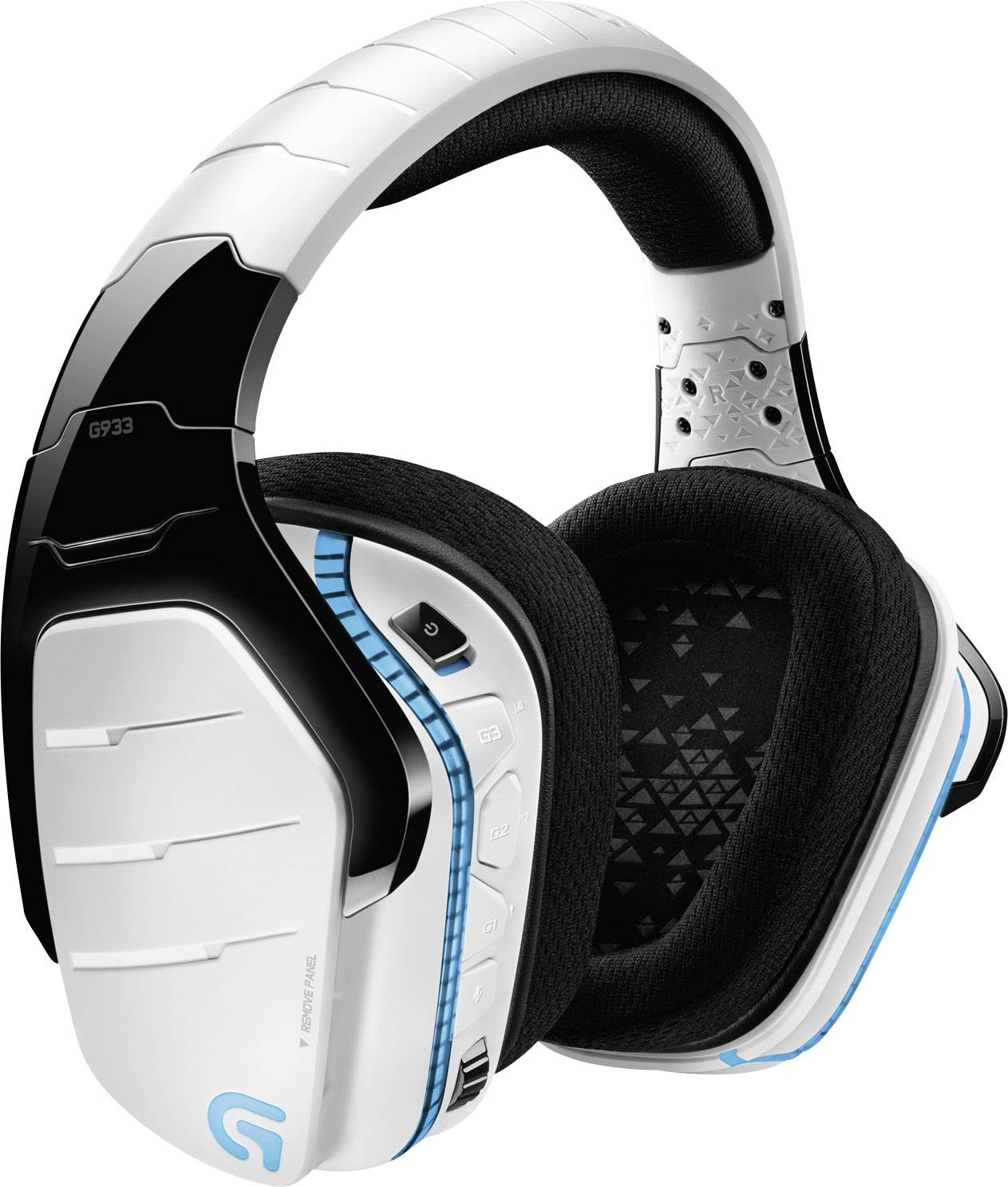 Logitech Gaming G933 Artemis Spectrum™ Gaming Headset USB, 3.5 mm Klinke schnurlos Over Ear Weiß