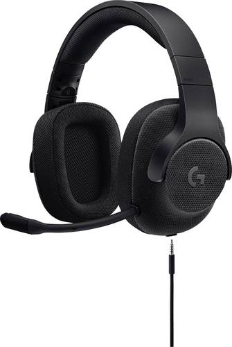 Logitech Gaming G433 Gaming Over Ear Headset kabelgebunden 7.1 Surround Schwarz Mikrofon Rauschunter  - Onlineshop Voelkner