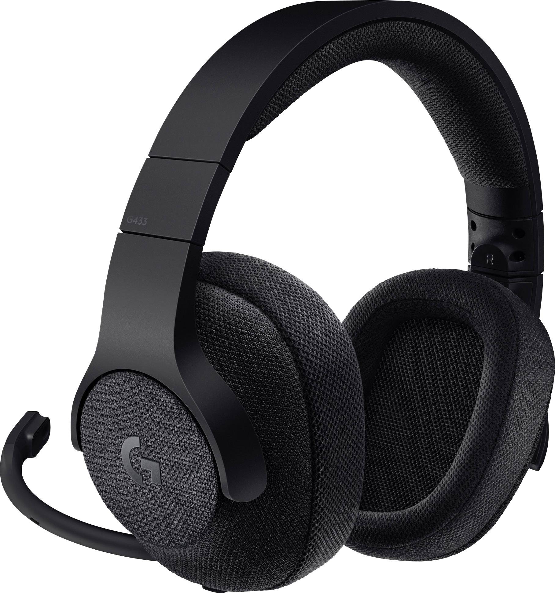 Logitech Gaming G433 Gaming Over Ear Headset kabelgebunden 7.1 Surround Schwarz Mikrofon-Rauschunterdrückung