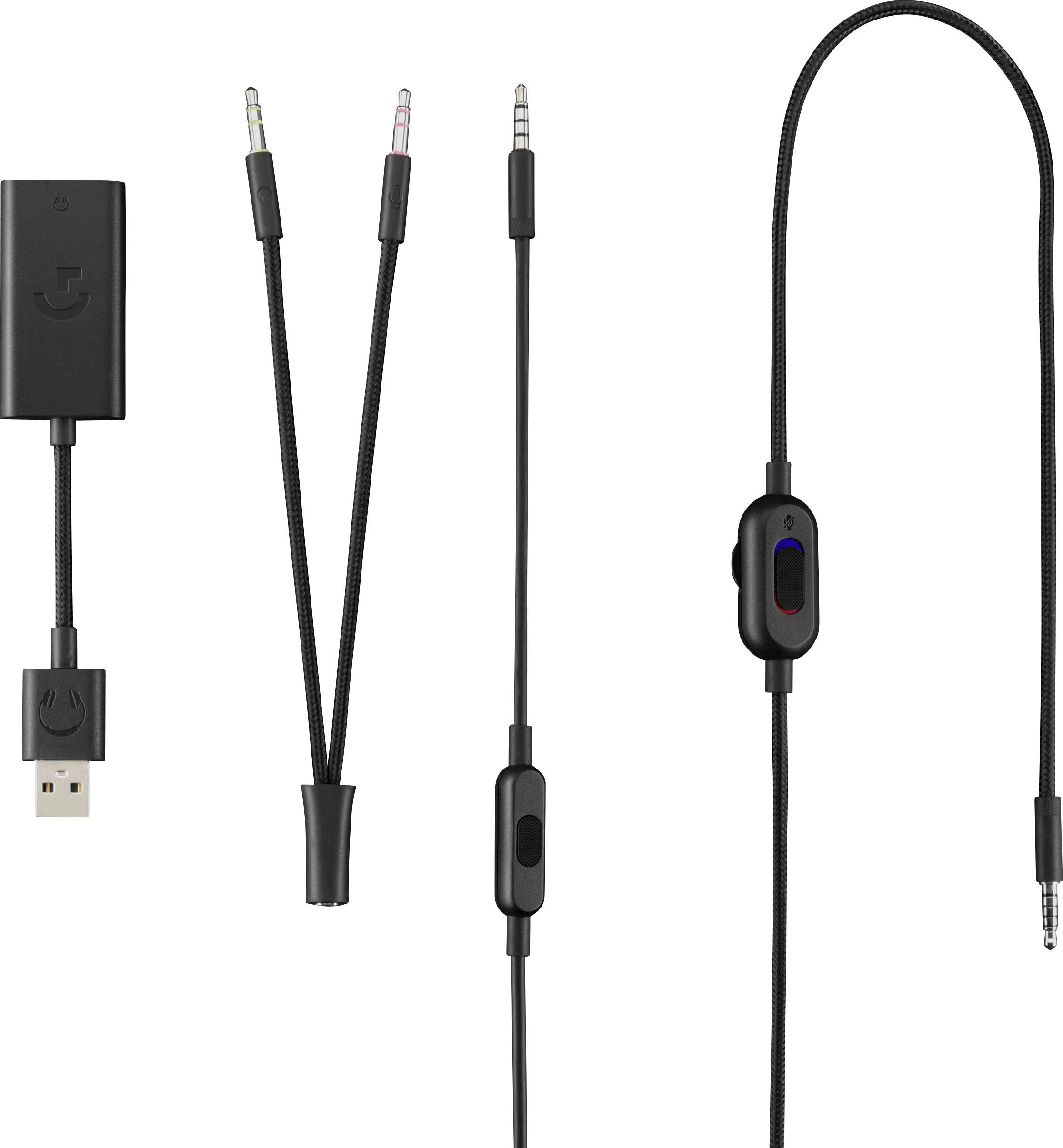 Logitech Gaming G433 Gaming Over Ear Headset kabelgebunden 7.1 Surround Schwarz Mikrofon-Rauschunterdrückung