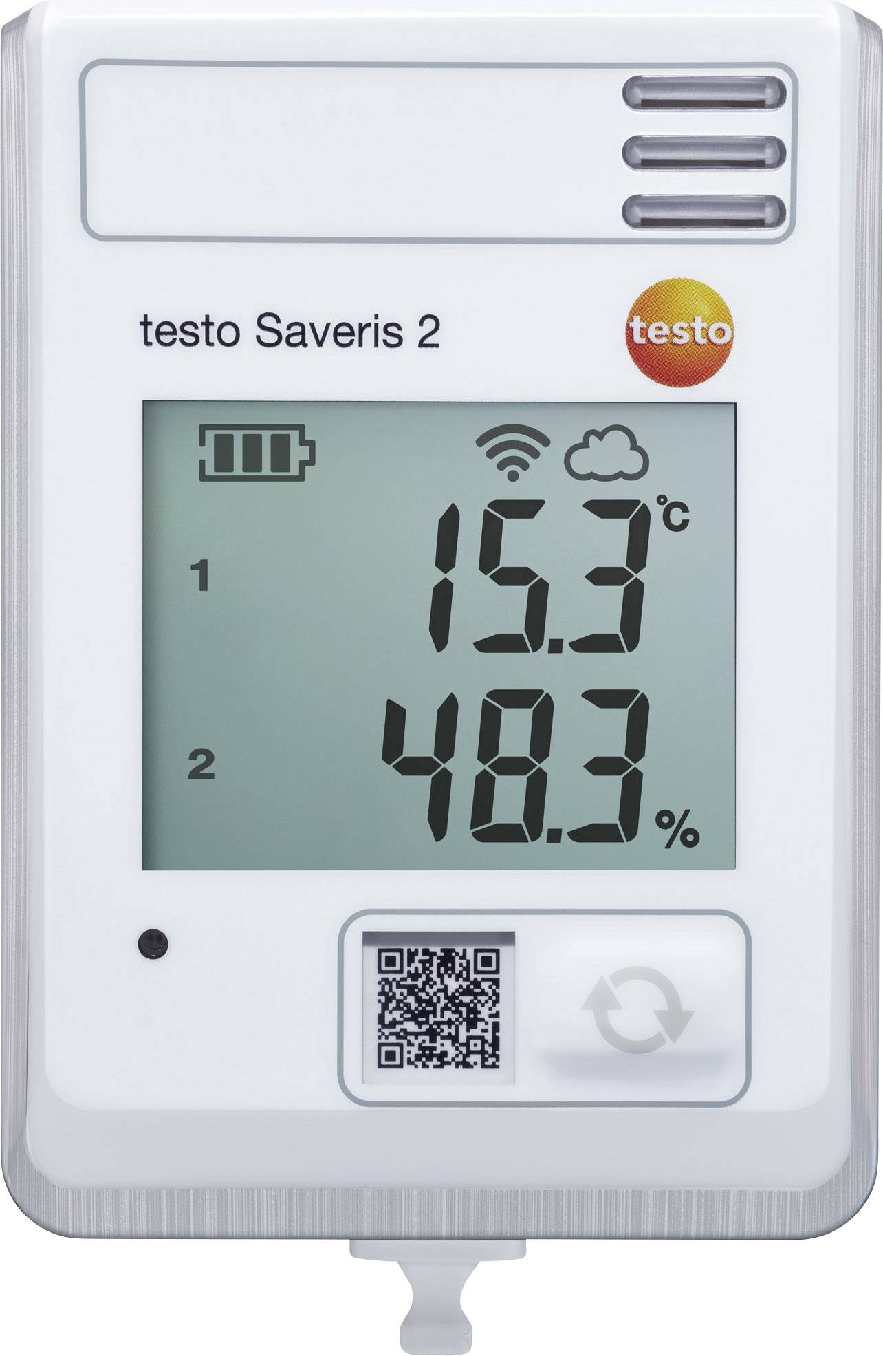 Testo 0572 2034 Saveris 2-H1 Multi-Datenlogger Messgröße Temperatur, Luftfeuchtigkeit -30 bis 50 °