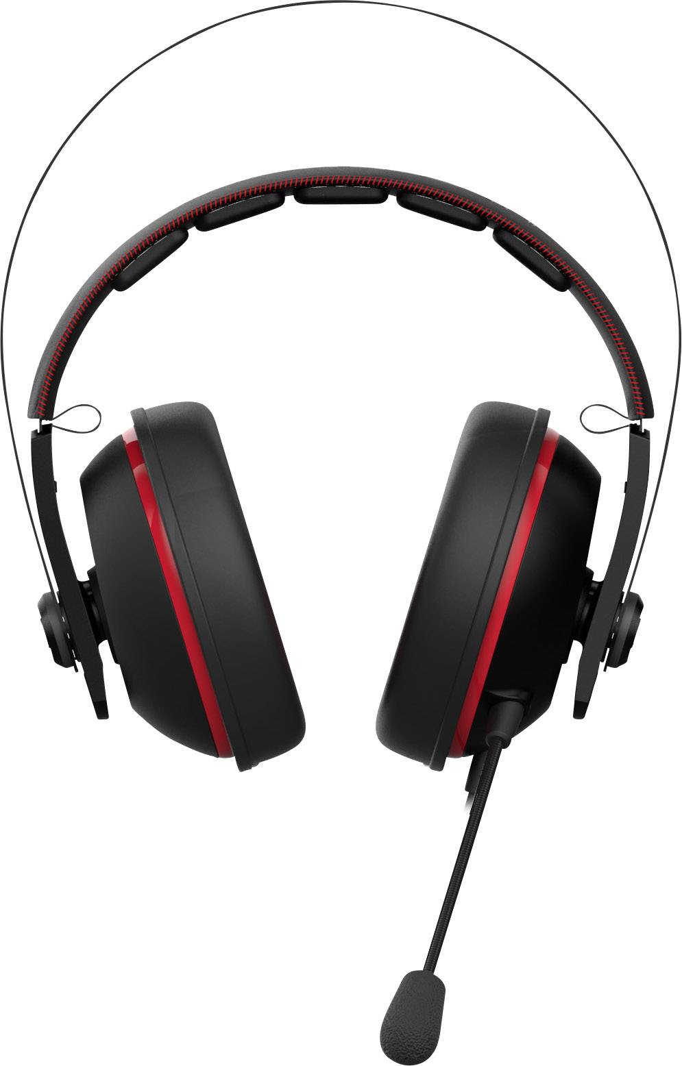 Asus Cerberus V2 Gaming Headset 3.5mm Klinke schnurgebunden Over Ear Rot, Schwarz