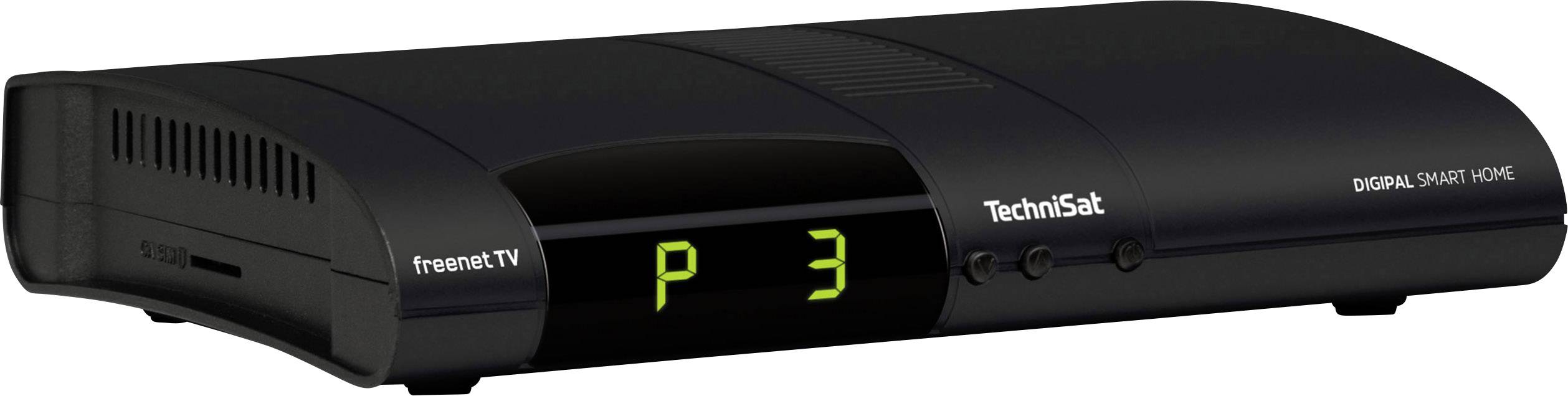 TechniSat DIGIPAL Smarthome DVB-T2 Receiver freenet TV Entschlüsselung 3 Monate gratis, WLAN-fähig, Aufnahmefunktion, Deutscher DVB-T2 Standard (H.2
