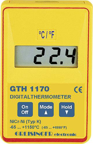 GTH 1170 - GTF 900 - WPT Temperatur-Messgerät -65 bis +199.9°C Fühler-Typ K
