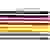 TOOLCRAFT TC-11200X8C Bâtons de colle 11 mm 200 mm jaune, bleu, vert, rouge 250 g 8 pc(s)