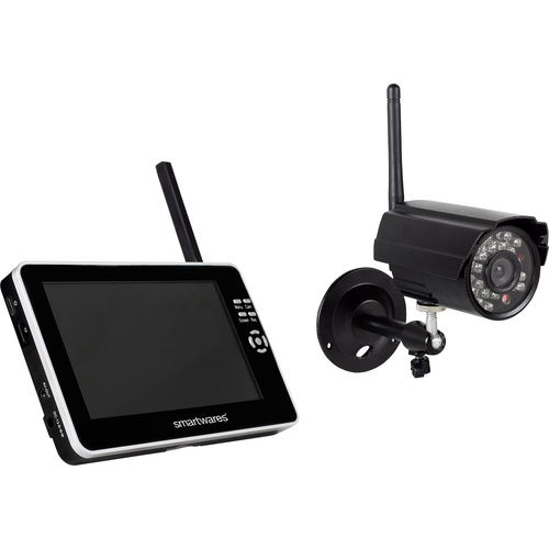 Smartwares CS87DVR Funk-Überwachungskamera-Set 4-Kanal mit 1 Kamera 640 x 480 Pixel 2.4GHz