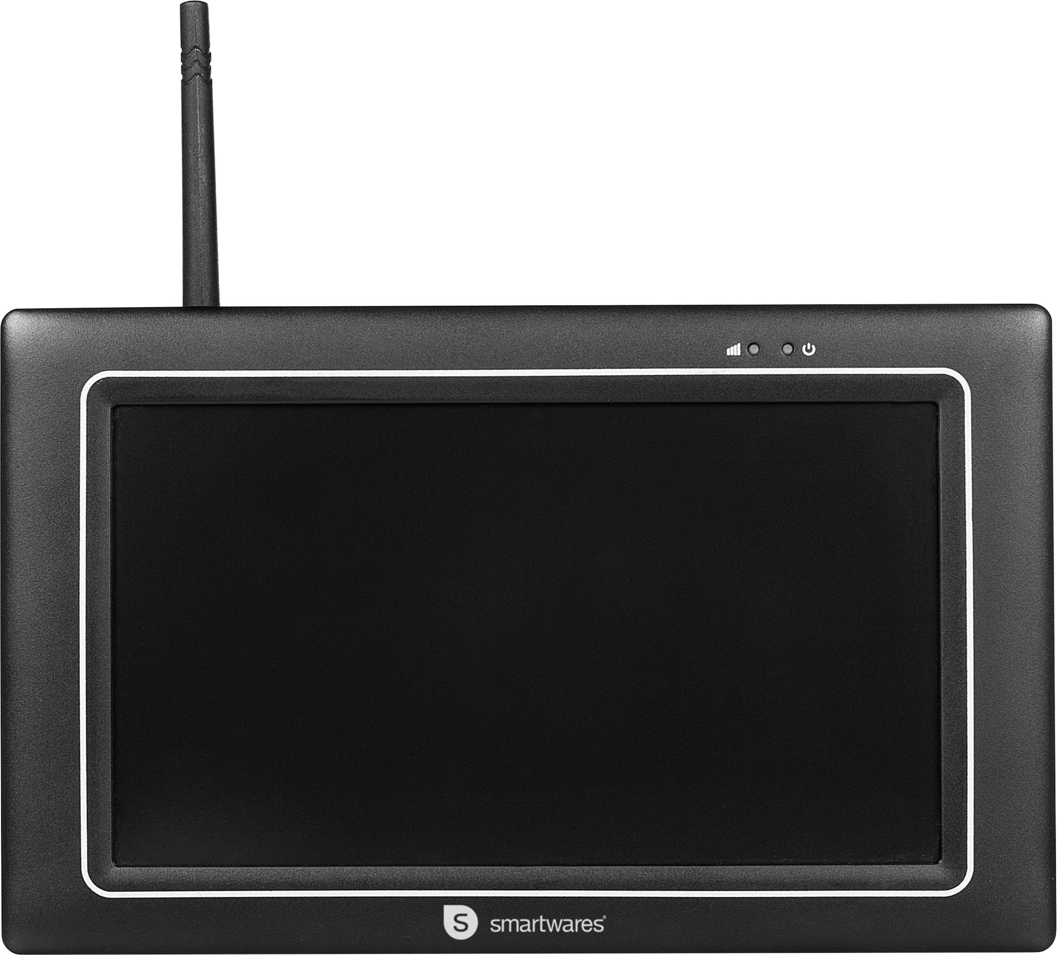 Smartwares CS97DVR Funk-Überwachungskamera-Set 4-Kanal mit 1 Kamera 1080 Pixel 2.4GHz