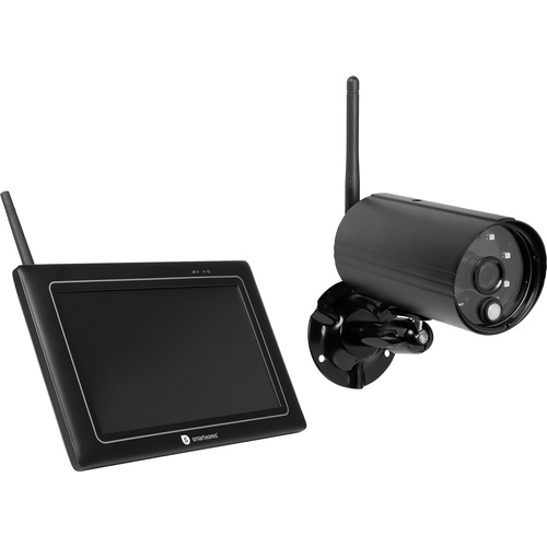 Smartwares CS97DVR Funk-Überwachungskamera-Set 4-Kanal mit 1 Kamera 1080 Pixel 2.4 GHz
