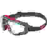 3M Goggle Gear 500 GG501 Vollsichtbrille mit Antibeschlag-Schutz Grau, Rot