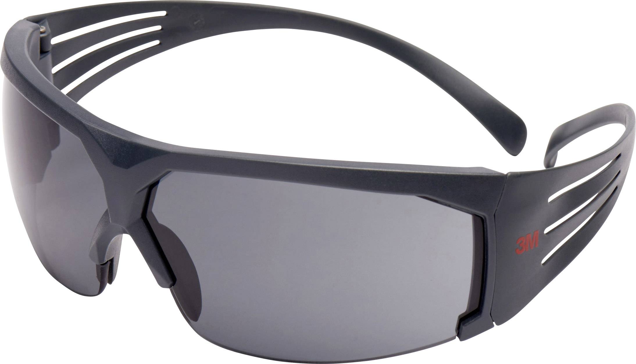 3M SecureFit SF602SGAF Schutzbrille mit Antibeschlag-Schutz Grau