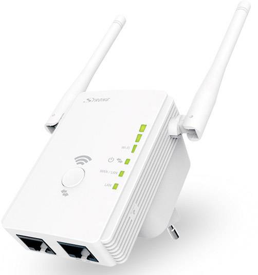 STRONG - REPEATER300V2 - Netzwerk-Repeater - 300 Mbit/s - WLAN - Eingebauter Ethernet-Anschluss - Weiß