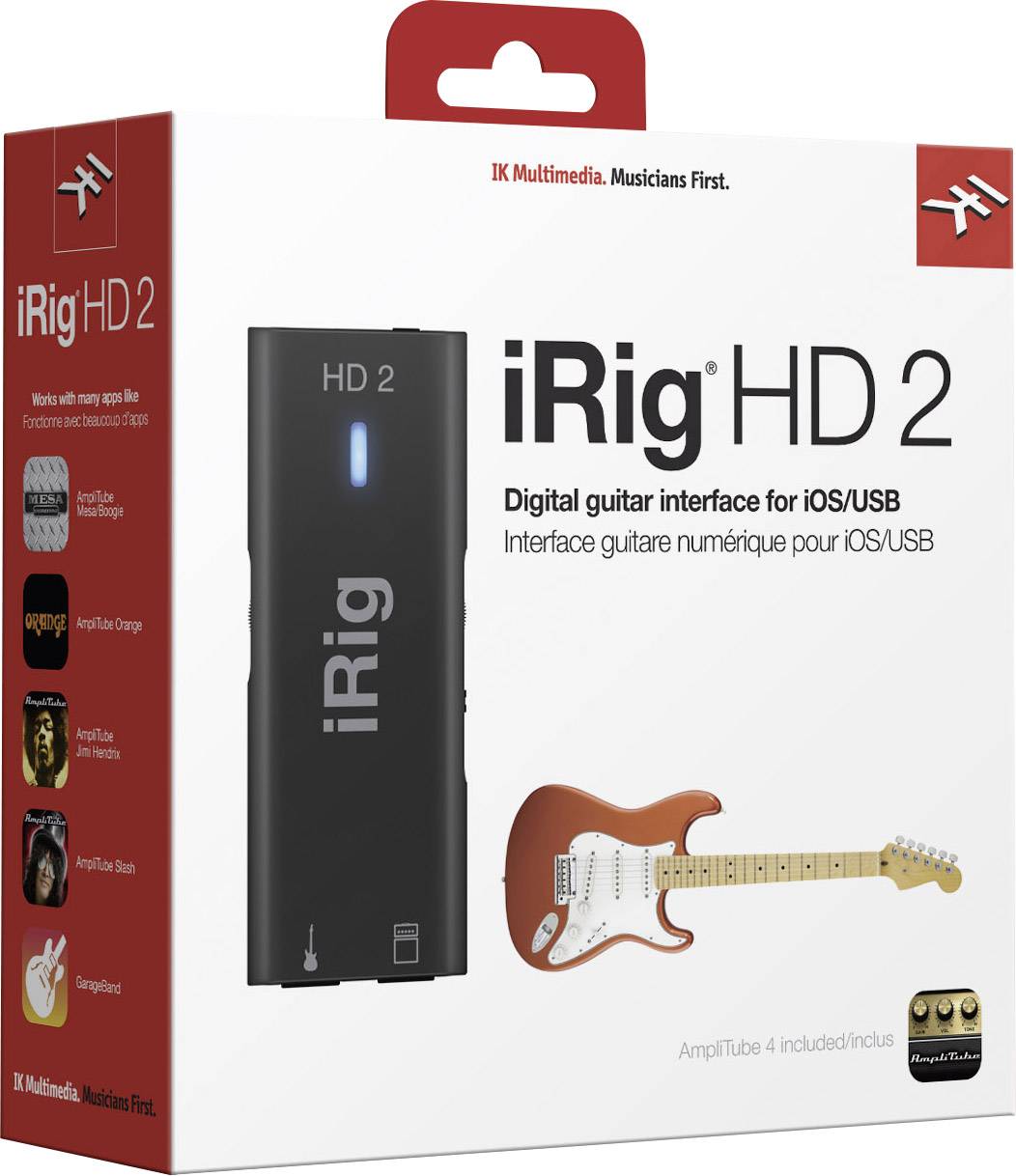 IK Multimedia Gitarren Interface iRig HD-2