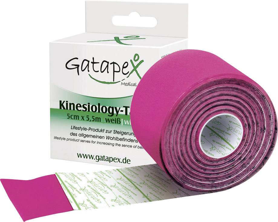 Gatapex 4996166 Kinesiology-Tape pink (L x B) 5.5 m x 5 cm