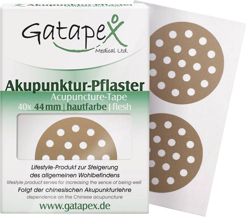 Gatapex 9710291 Akupunktur-Pflaster rund Größe L hautfarben 40 St.