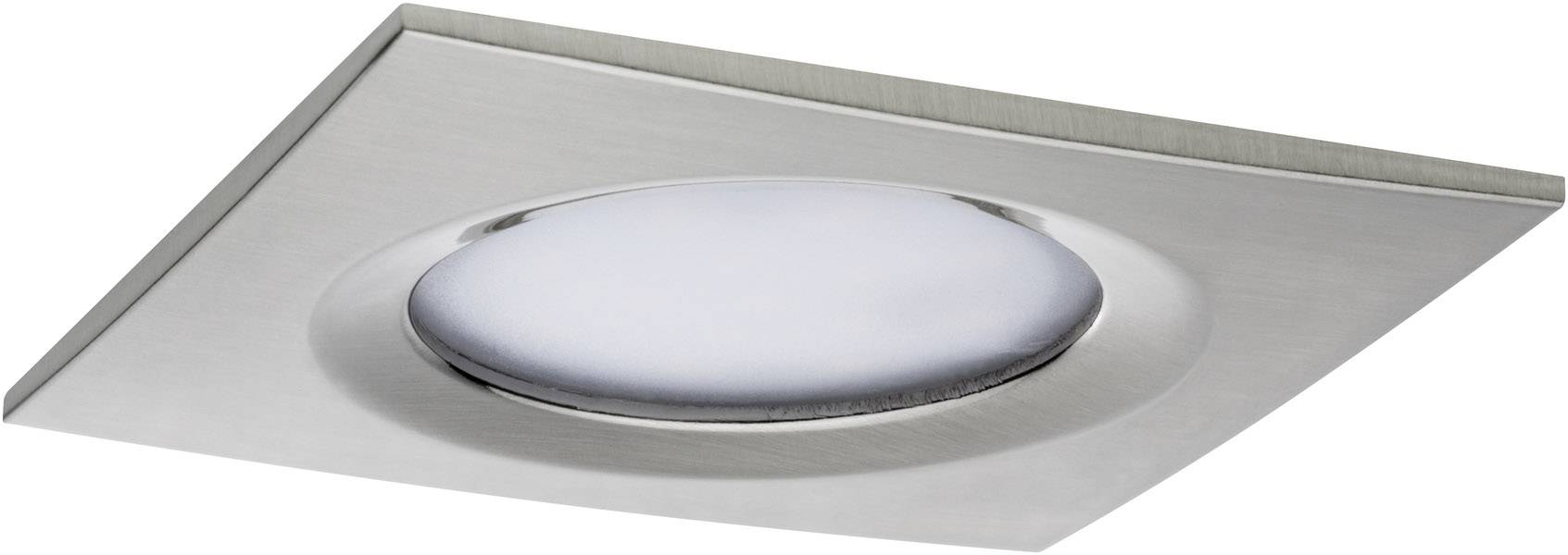 Paulmann 93891 Coin Slim LED-Bad-Einbauleuchte 6.8W Warmweiß Eisen (gebürstet)