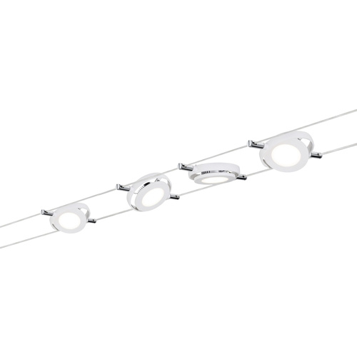 Paulmann RoundMc 50107 Seil-Komplettsystem LED fest eingebaut 16W LED Weiß (matt)