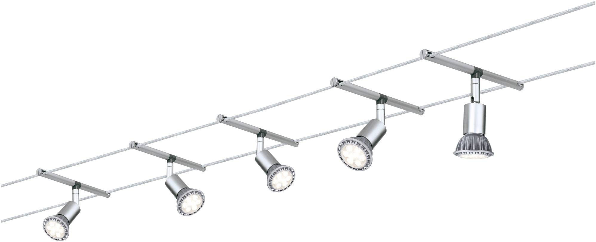 Paulmann Salt 94145 Seil-Komplettsystem GU5.3 50W LED Chrom (matt)