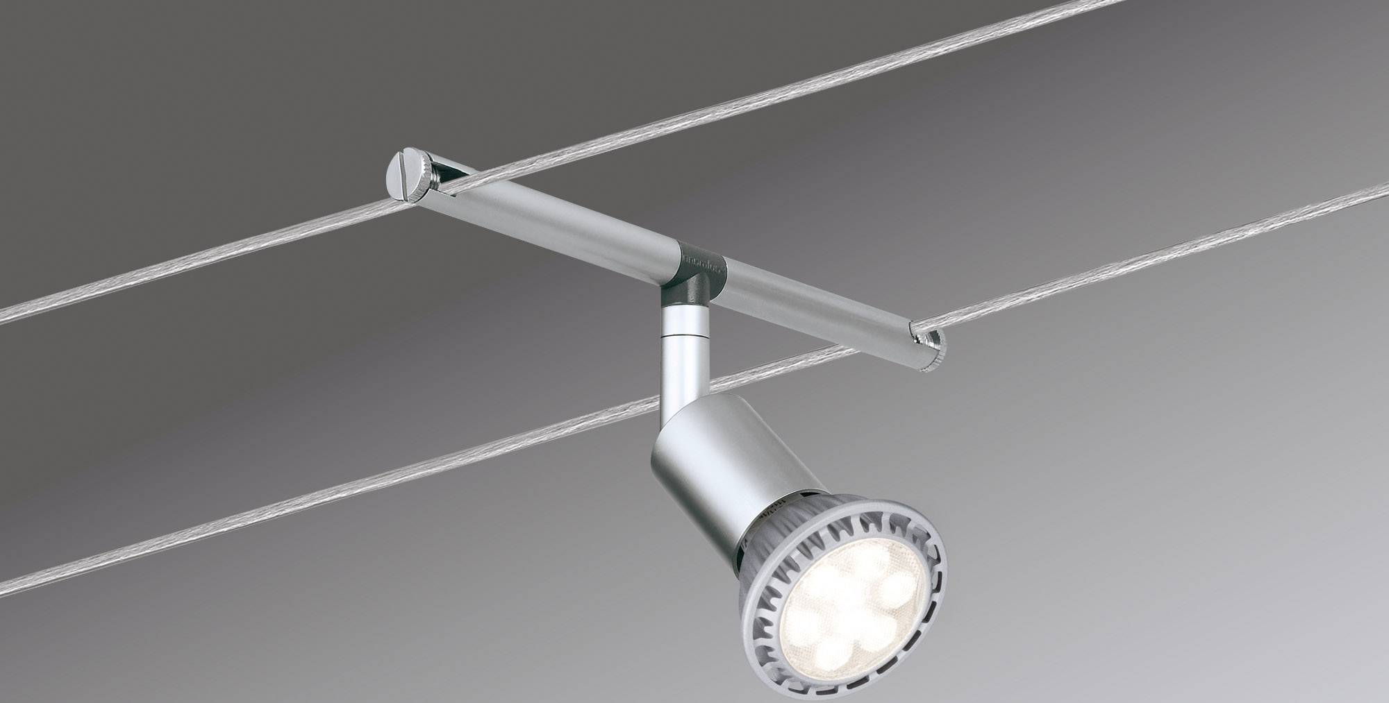 Paulmann Salt 94145 Seil-Komplettsystem GU5.3 50W LED Chrom (matt)