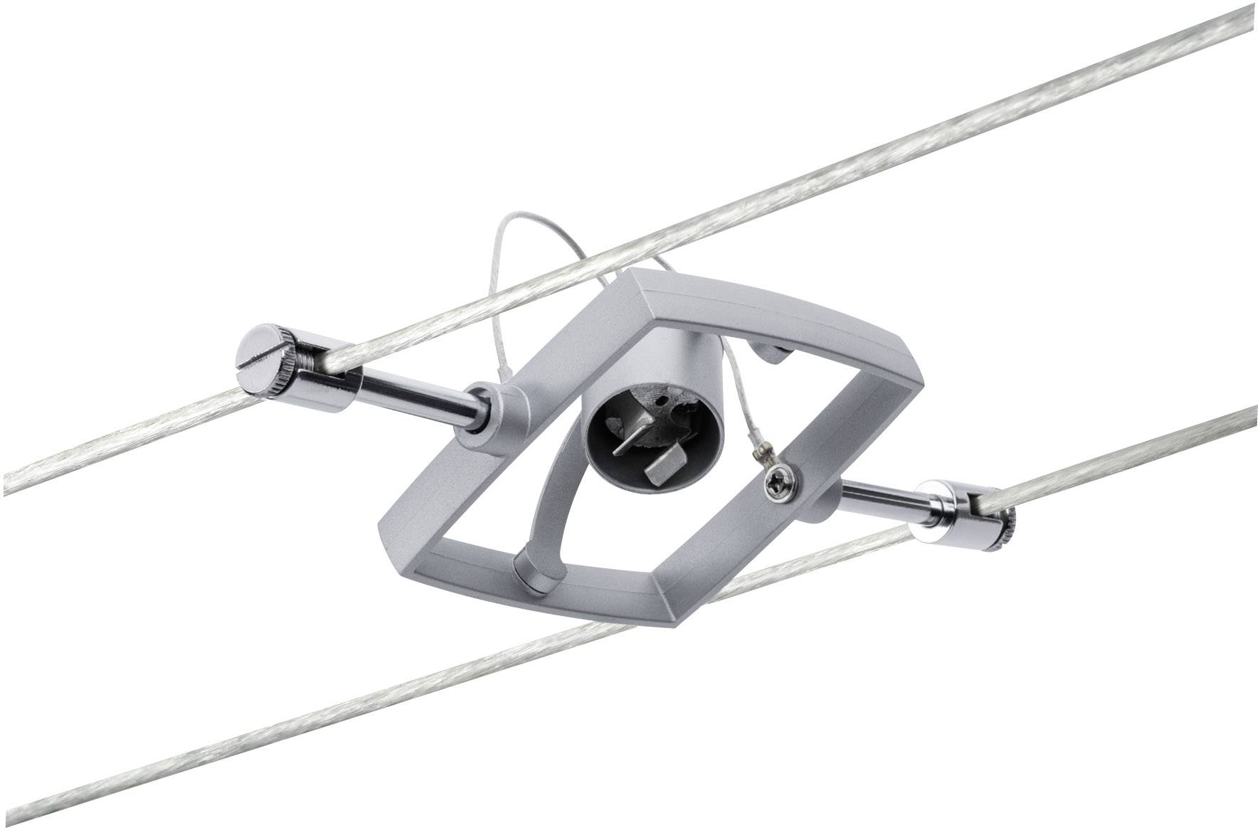 Paulmann Niedervolt-Seilsystem-Leuchte Universell GU5.3 10 W LED Chrom (matt)
