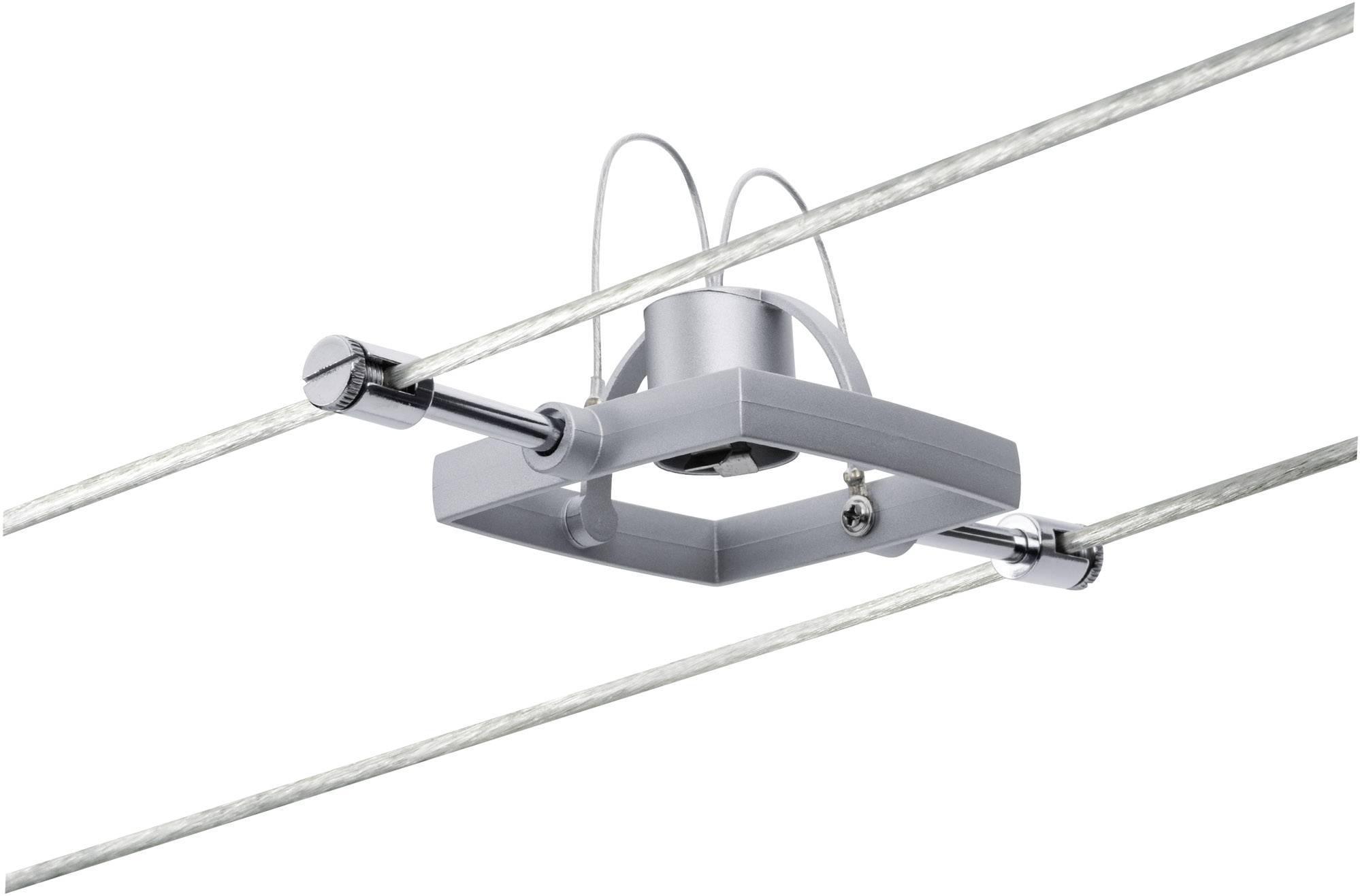 Paulmann Niedervolt-Seilsystem-Leuchte Universell GU5.3 10 W LED Chrom (matt)