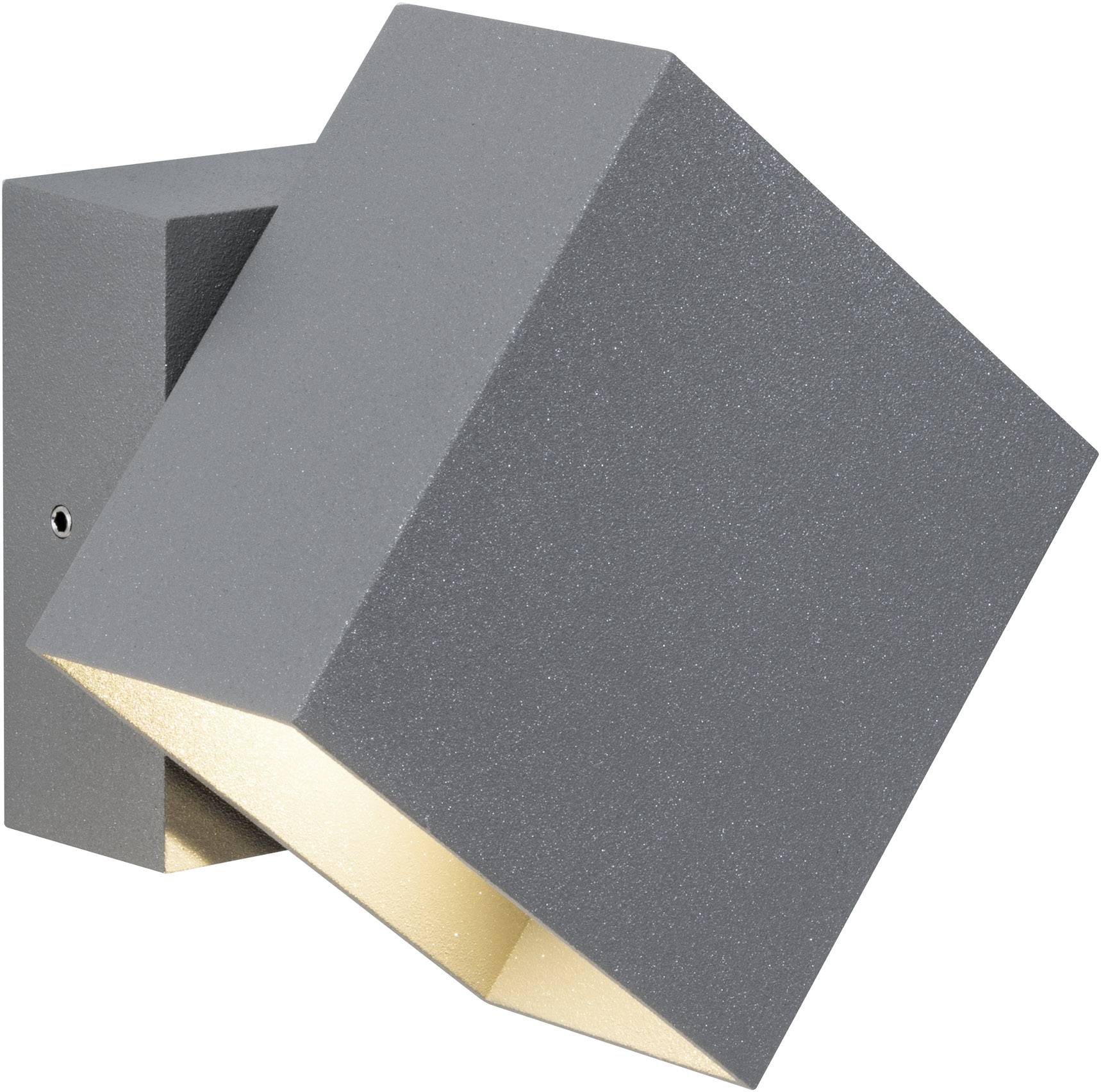 Paulmann Cybo 18002 LED-Außenwandleuchte 6W Grau