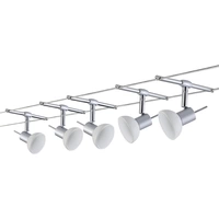 Paulmann Sheela 94136 Seil-Basissystem GU5.3 50W LED Chrom (matt), Opal Paulmann Sheela 94136 Seil-Basissystem GU5.3 50W LED Chrom (matt), Opal