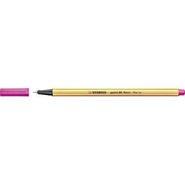STABILO point® 88 88/056 Fineliner Neonpink 0.4 mm 1 St.