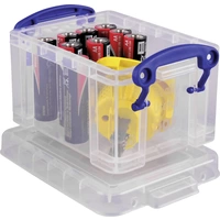 Really Useful Box Aufbewahrungsbox 0.3C Transparent 0.3 l (B x H x T) 120 x 65 x 85 mm Really Useful Box Aufbewahrungsbox 0.3C Transparent 0.3 l (B x H x T) 120 x 65 x 85 mm