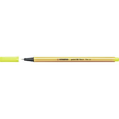STABILO point® 88 88/024 Fineliner Neongelb 0.4 mm 1 St.