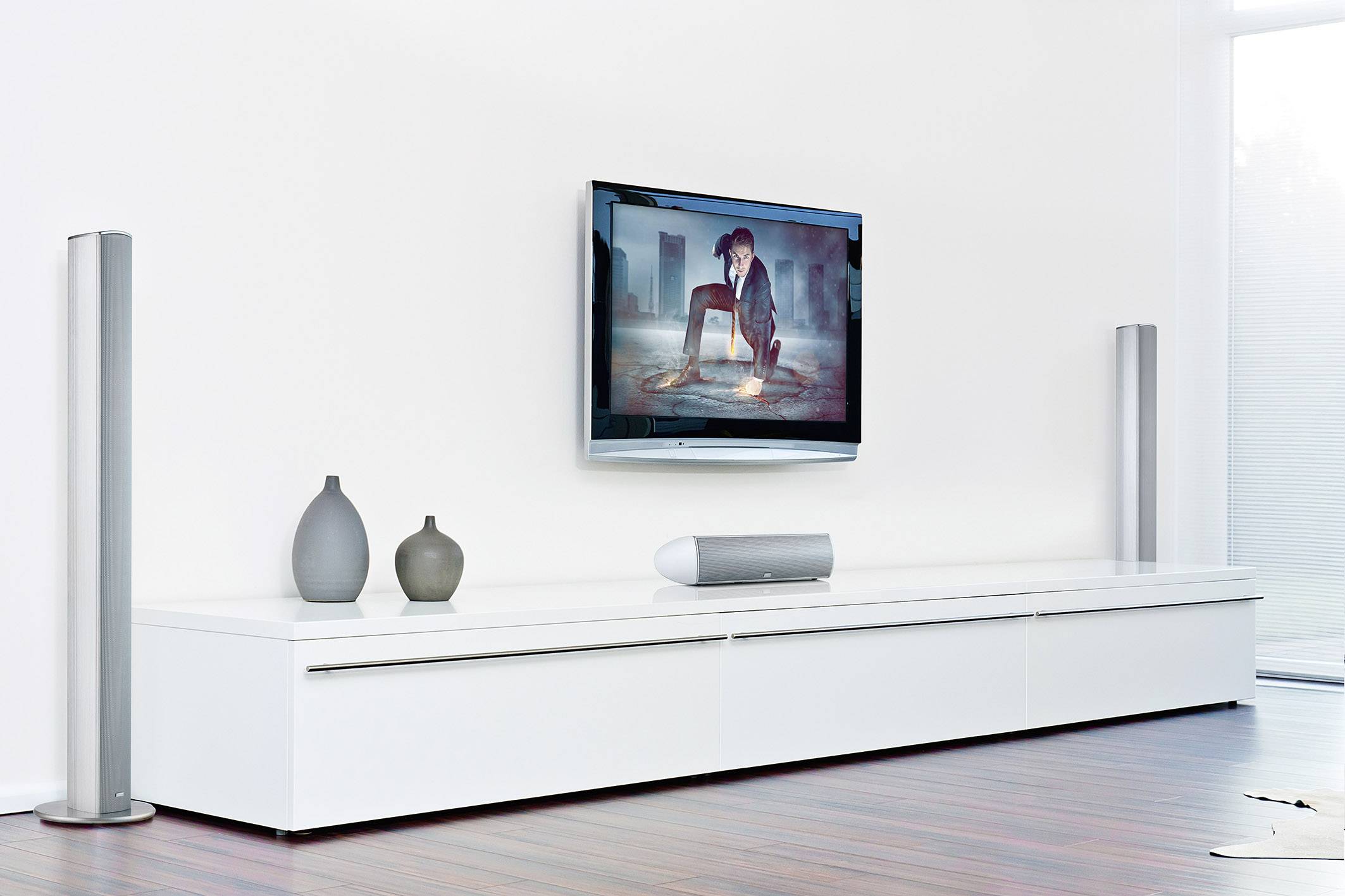 Magnat Needle Alu Super Center Centerlautsprecher Silber 100W 55Hz - 30000Hz 1St.