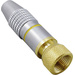 TRU Components TC-2510525 F-Stecker Anschlüsse: F-Stecker Kabel-Durchmesser: 7.20mm 1St.