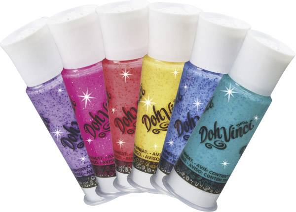 DohVinci 6er Pack Glitzerfarben B9433ES0