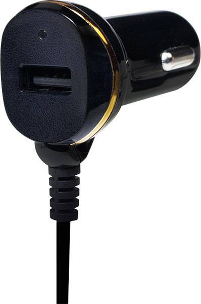 LogiLink USB Kfz Netzteil mit Micro-USB Kabel und USB-Port Belastbarkeit Strom max.=2.1 A 12 V, 24 V