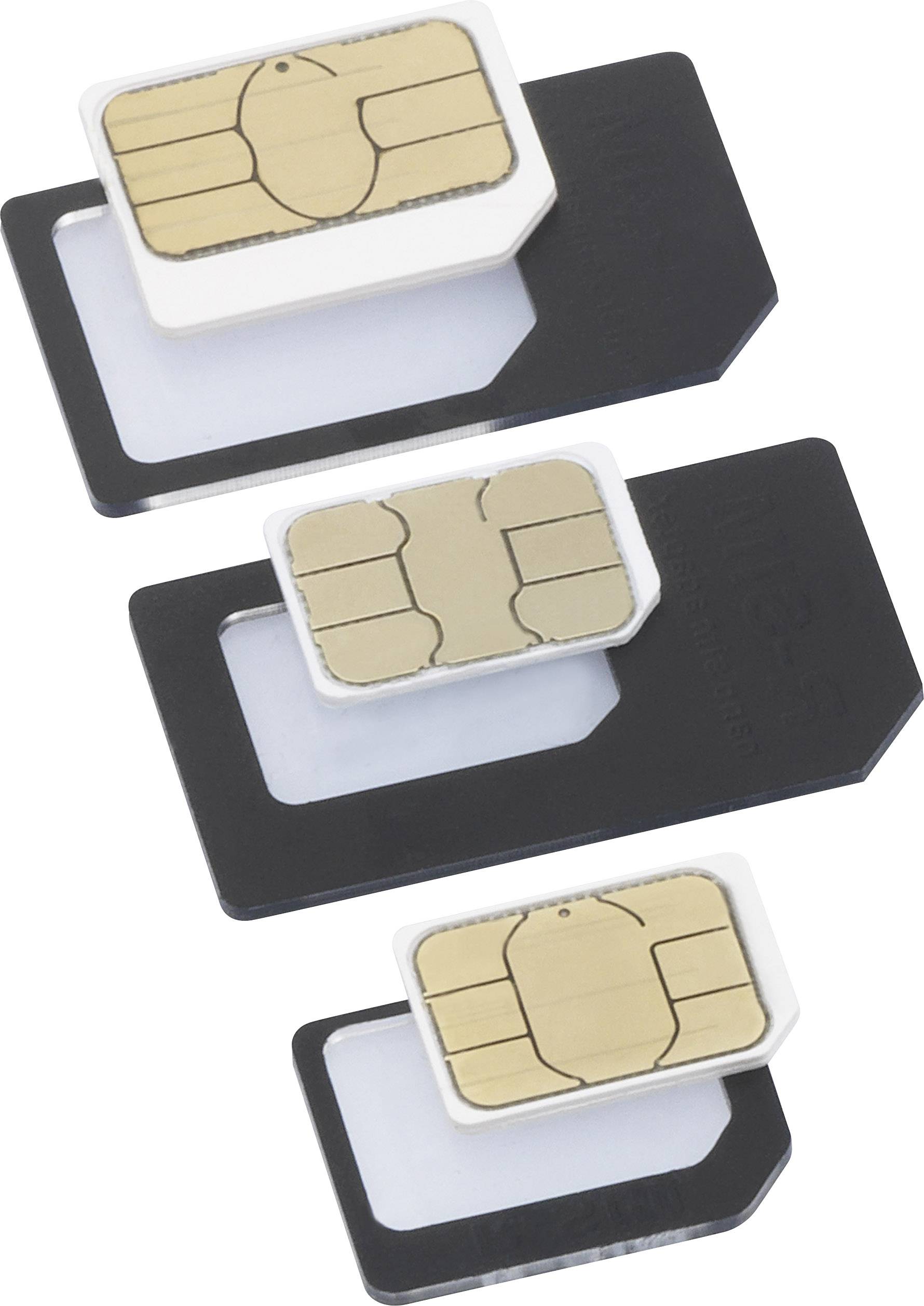 Basetech BT-SIMA-AIO SIM Adapter Adaptiert von: Nano SIM, Micro SIM Adaptiert auf: Micro SIM, Stand
