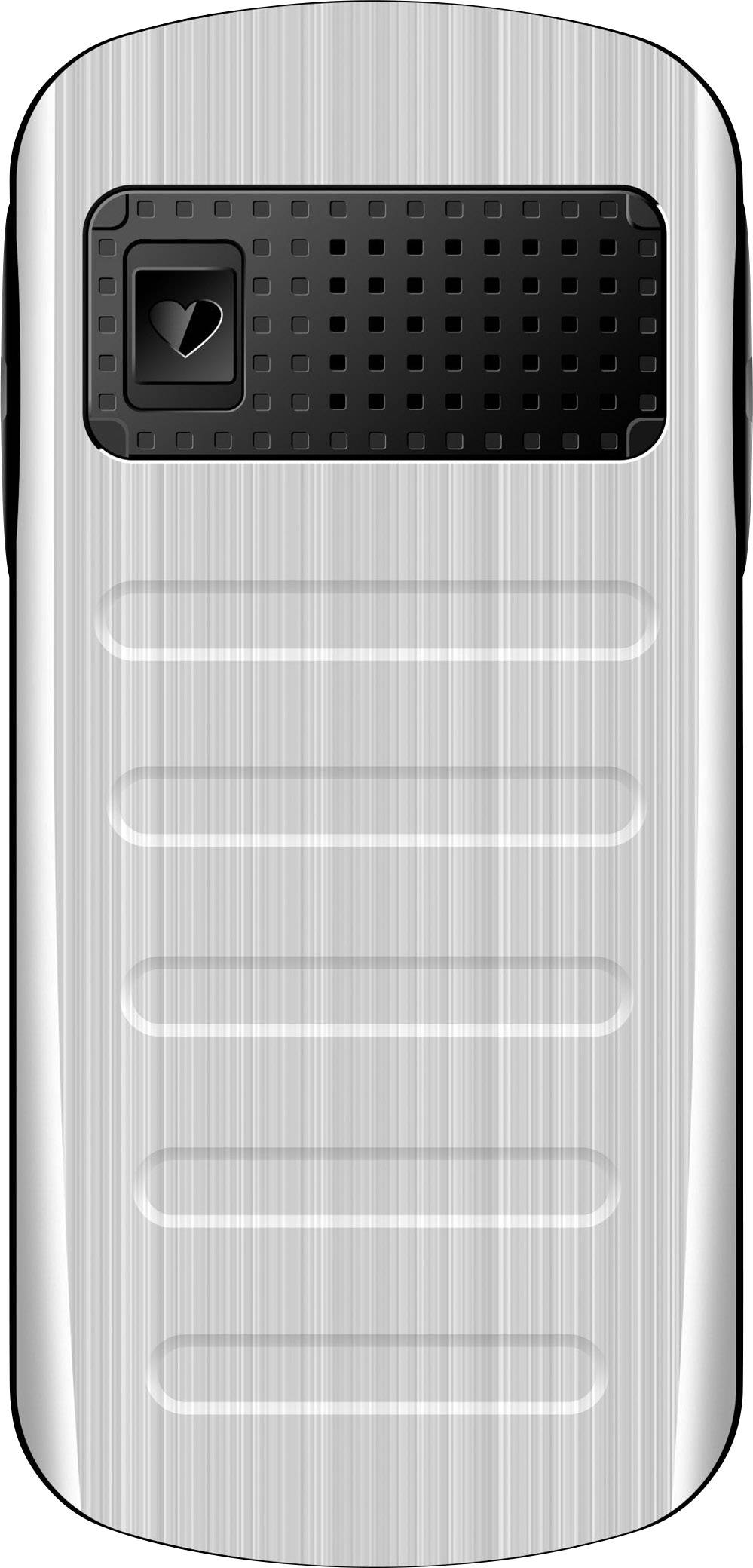 Beafon SL250 Senioren-Handy mit Ladestation, SOS Taste Silber-Schwarz