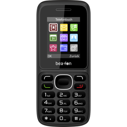 Beafon C60 Dual-SIM-Handy Schwarz