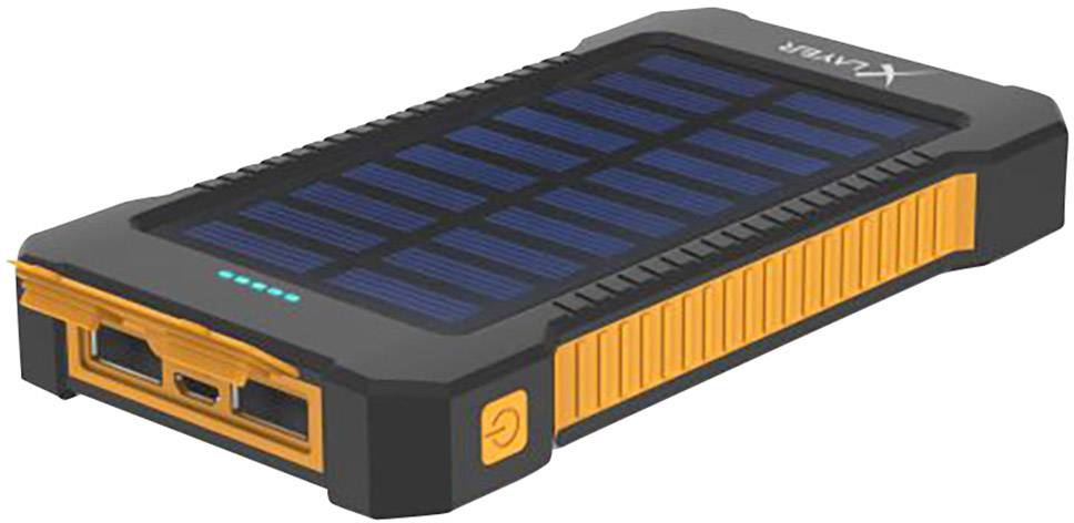 Xlayer Powerbank Plus 211474 Solar-Ladegerät Ladestrom Solarzelle 150 mA  8000 mAh
