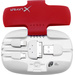 Xlayer All-in-One Powerbank 4000 mAh  LiPo  Weiß, Rot