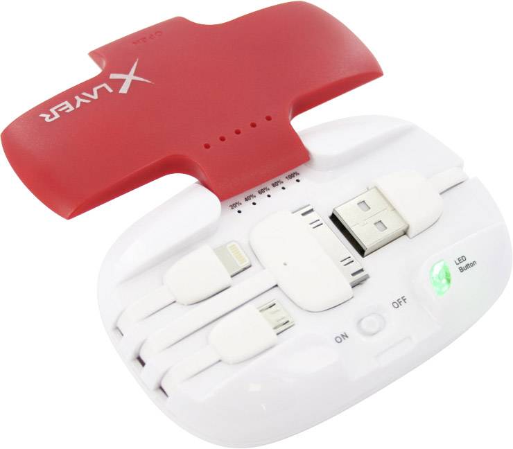 Xlayer All-in-One Powerbank (Zusatzakku) LiPo 4000 mAh 207722