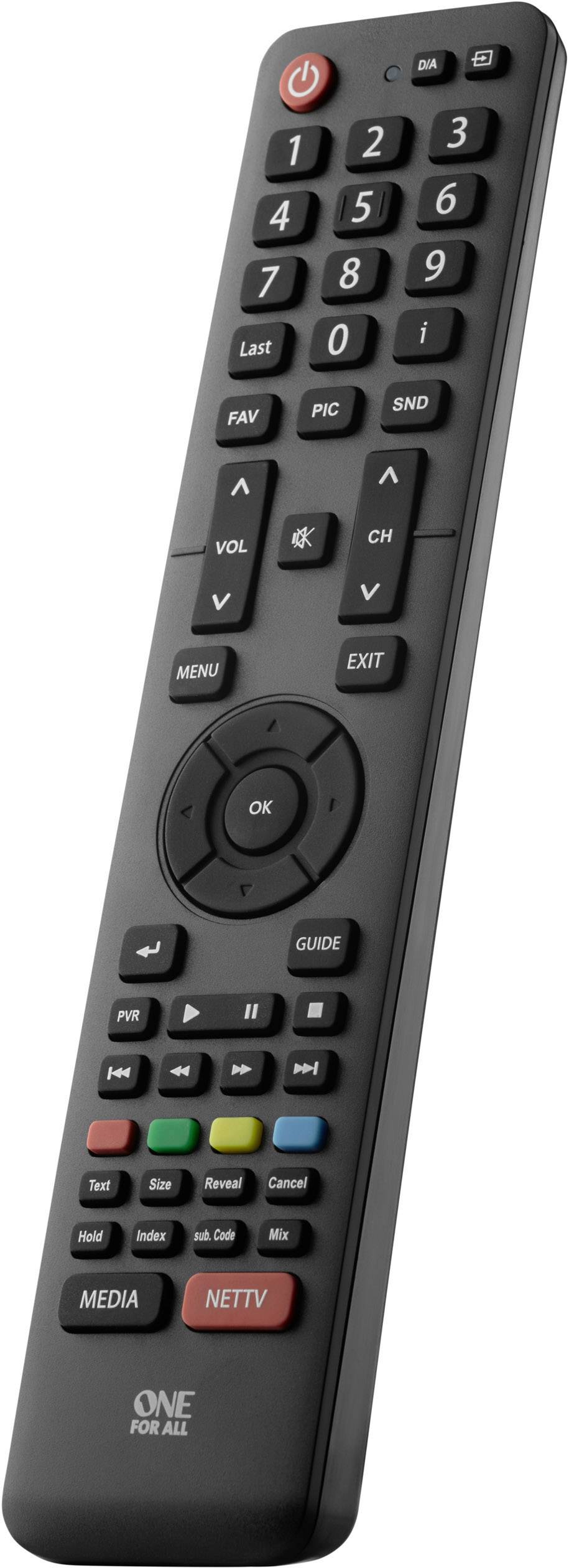 One For All URC 1916 Fernbedienung Schwarz
