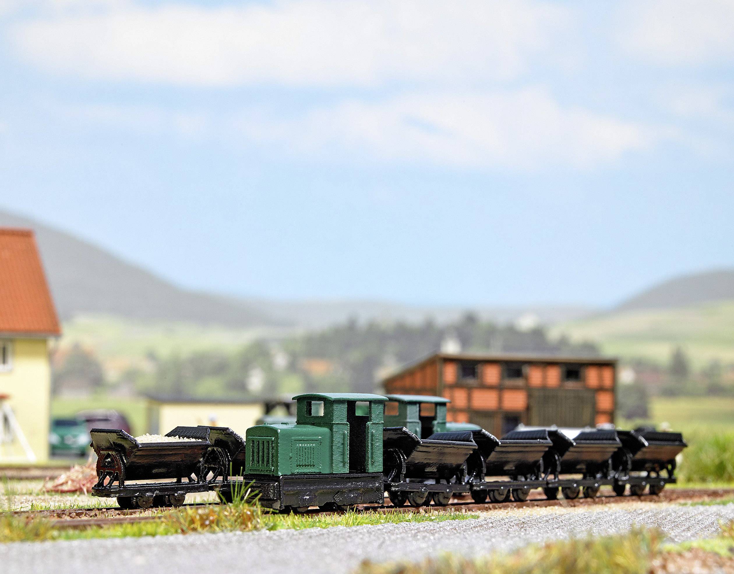 Busch Feldbahn 8070 N Feldbahn-Set (ohne Antrieb) Fertigmodell