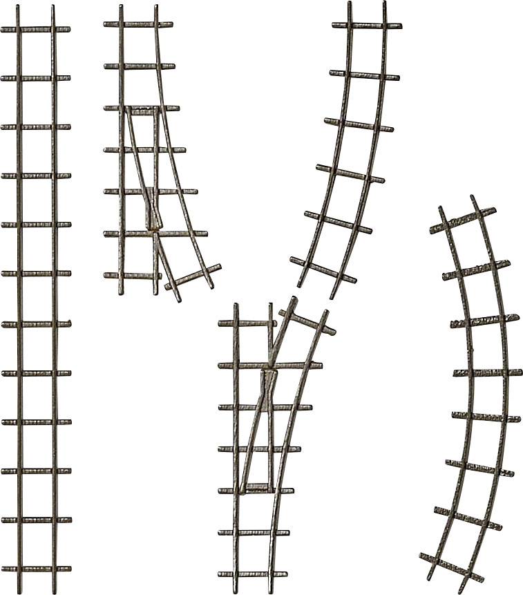 Busch Feldbahn 8070 N Feldbahn-Set (ohne Antrieb) Fertigmodell