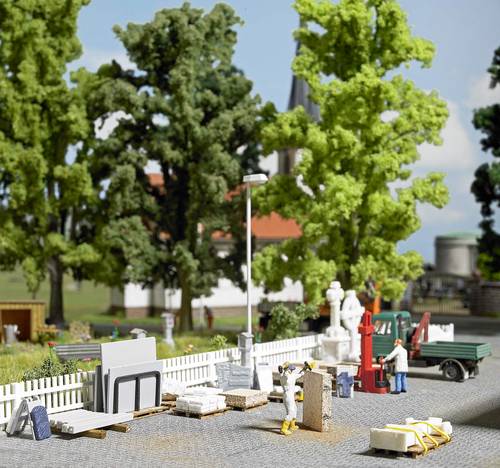 1091 H0 Steinmetz-Zubehör Bausatz, Fertigmodell