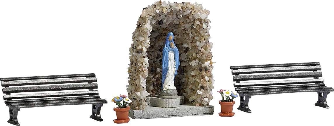 Busch 1095 H0 Lourdesgrotte Fertigmodell