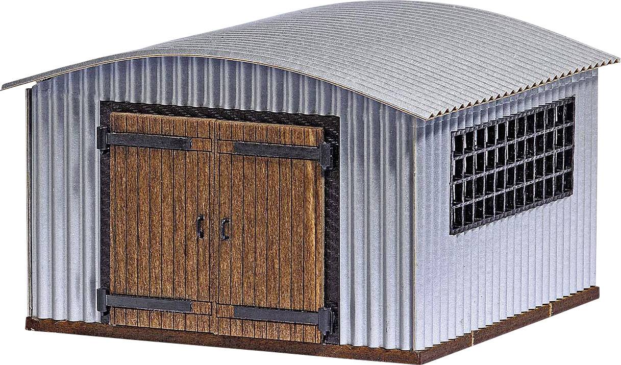 Busch 1593 H0 Wellblechschuppen Bausatz