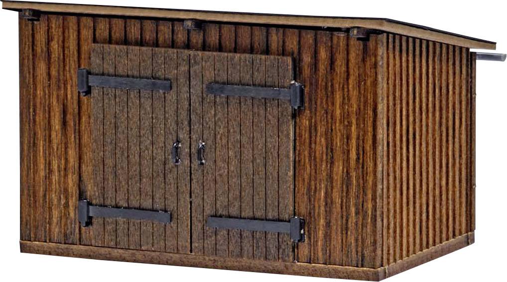 Busch 1594 H0 Holzschuppen Bausatz