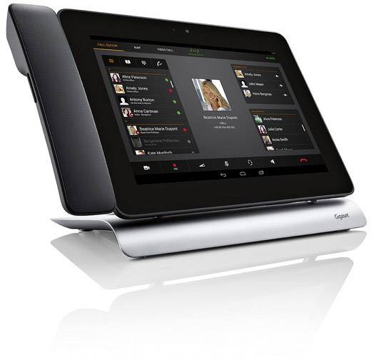 Gigaset Pro Maxwell 10S mit vorinstallierter Hörergabel (DECT-Telefonhörer) Schnurgebundenes Telefon, VoIP Bluetooth