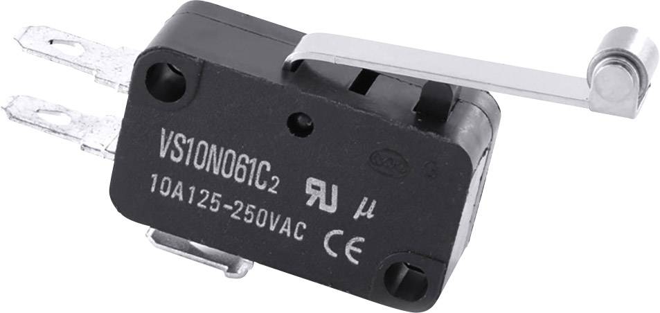 TRU Components TC-MS21 Mikroschalter TC-MS21 10 A tastend 1 St.