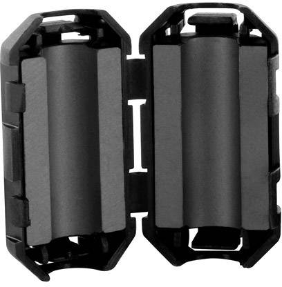 TRU Components TC-KFR50 TC-KFR50 Klappferrit 120Ω Kabel-Ø (max.) 5mm (Ø x H) 13mm x 12.5mm